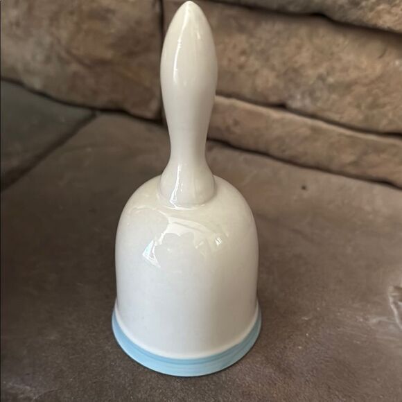 Vintage Holly Hobbie Decorative Ceramic Bell with Blue Accents - Picture 2 of 6
